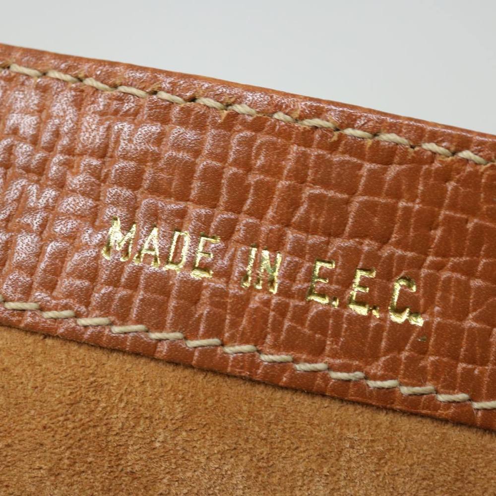 LOEWE Hand Bag Leather Brown Auth 71590 - Picture 12 of 16